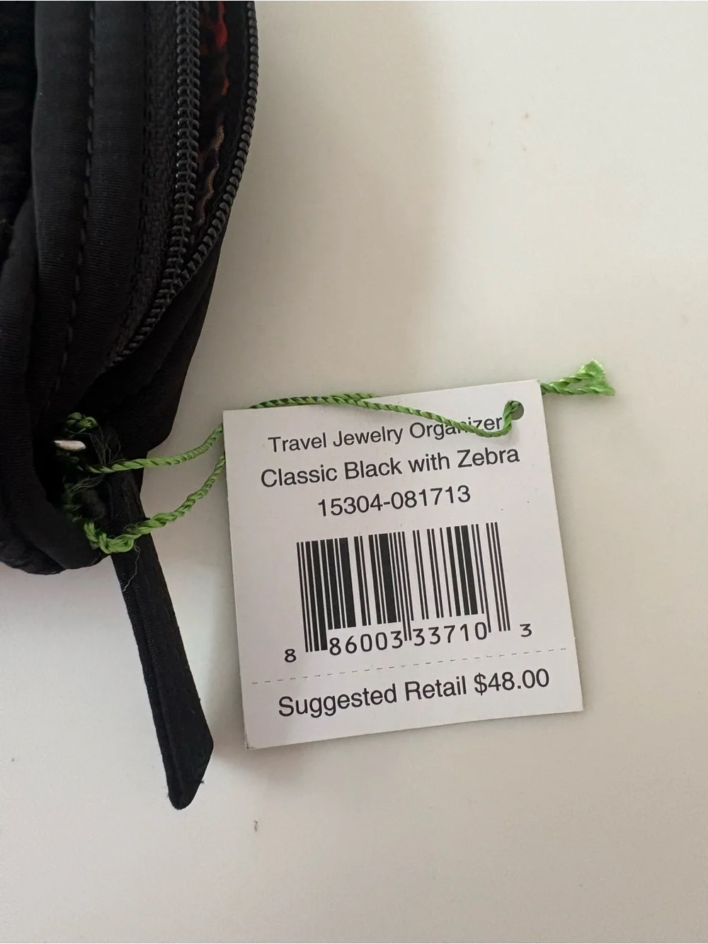 Vera Bradley Black  Velvet Pouch